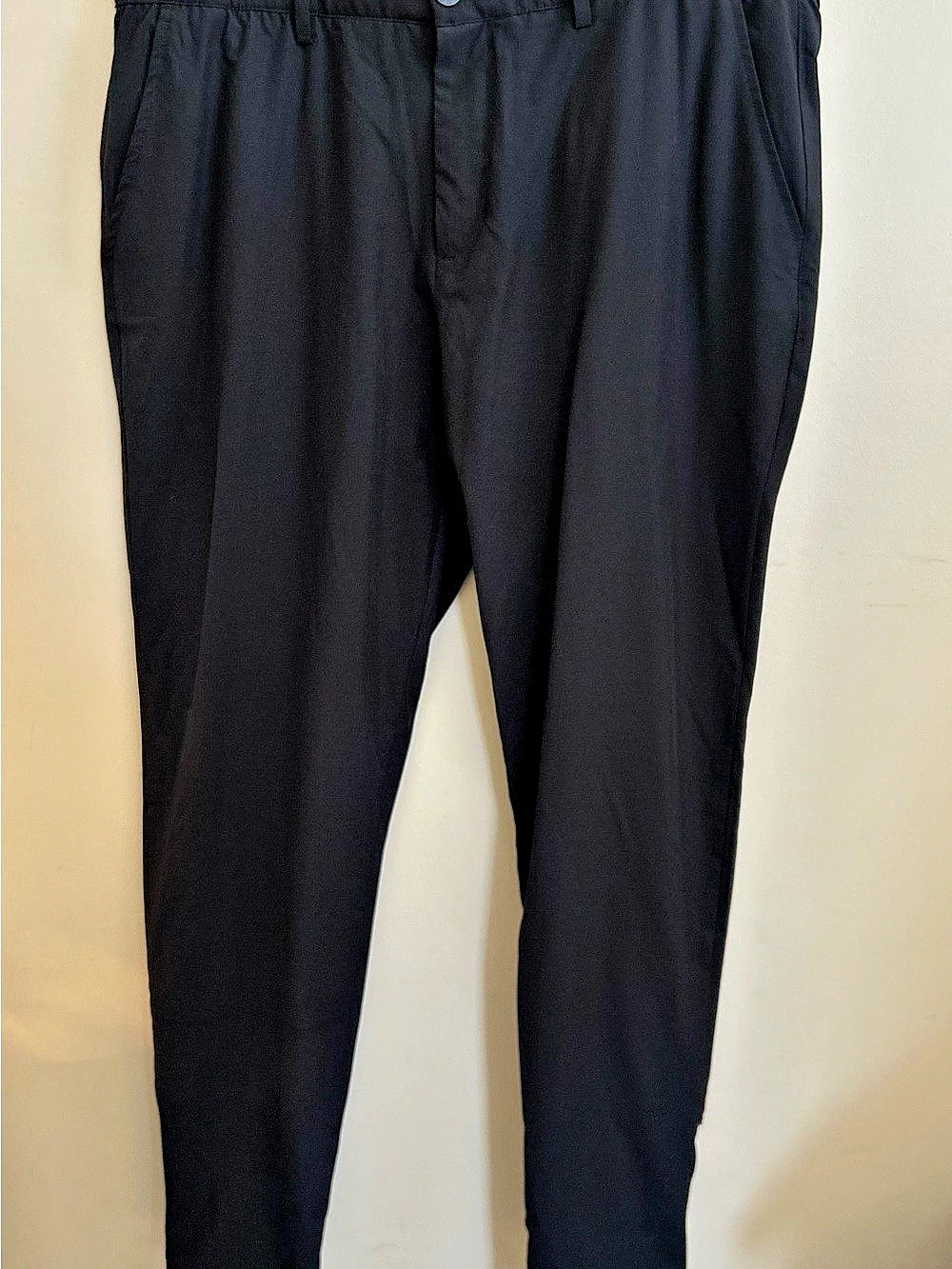 Men's Druids Technical Tapered 29Ankle Golf Pants Black Waist 36 Inseam 30